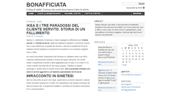 Desktop Screenshot of bonafficiata.it